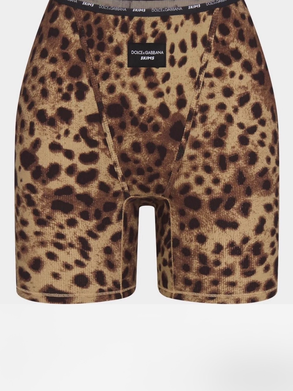 Dolce & Gabbana Brown and Black Leopard-Print Boxer Briefs